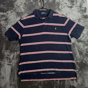 Polo Ralph Lauren Striped Collard Shirt Size 2X-BIG Multi Color Red White Blue